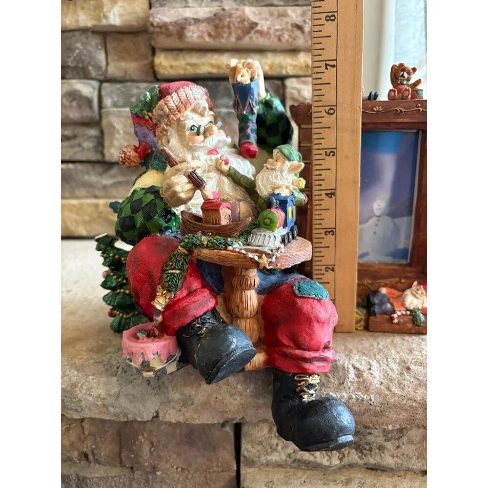 Cracker Barrel Department 56 In the Spirit Santa in Workshop Picture Frame
